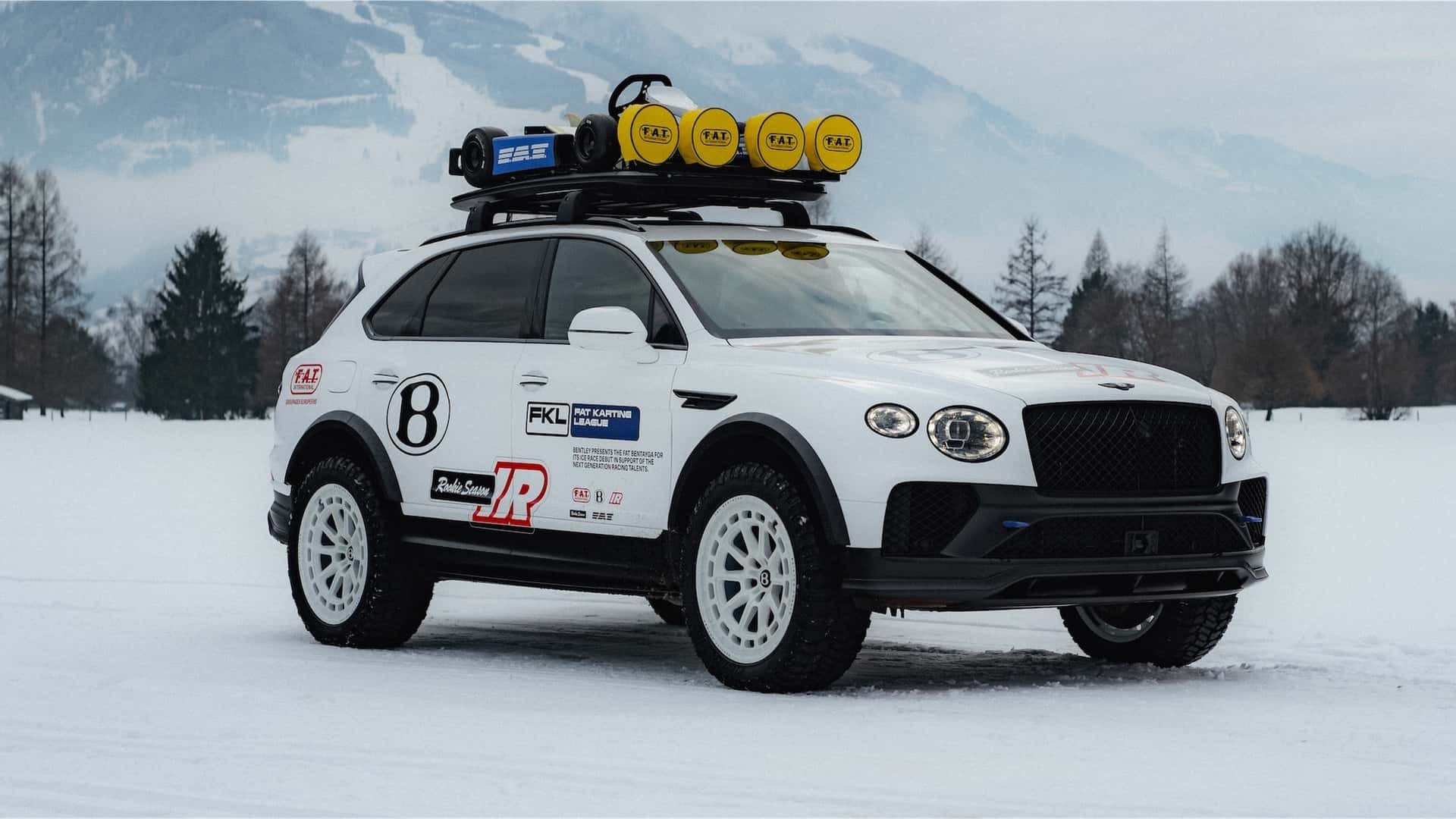 Le concept Bentley Bentayga X n'est pas seulement le véhicule de support parfait pour la course sur glace