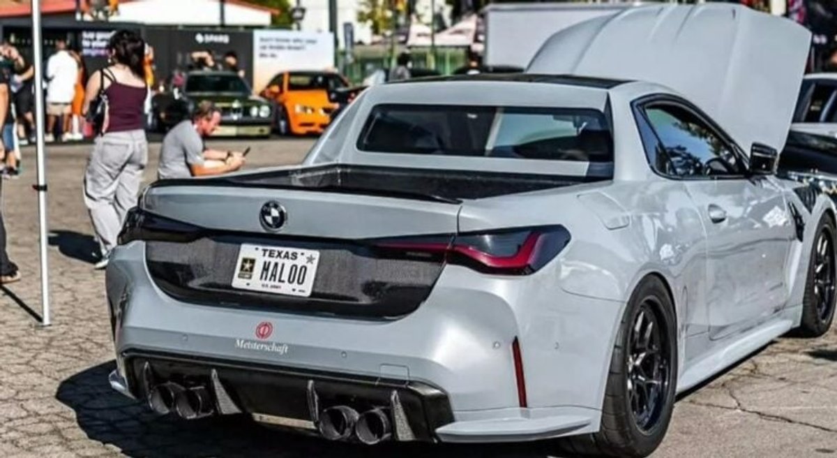 Photo principale de l'article : bmw m4 - BMW M4 transformée en pick-up vendue 145 000 dollars par DinMann