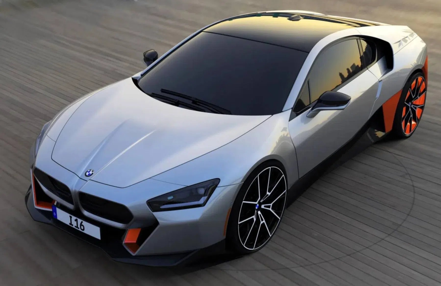 BMW flirt met het idee van een elektrische sportauto!