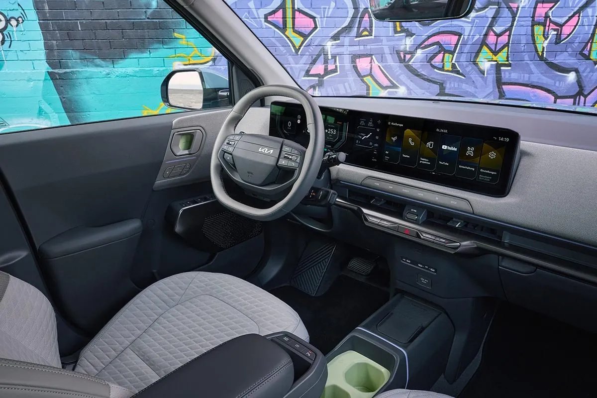 Kia EV2 SUV électrique 2026 coffre 403 litres gabarit 4,06 m Kia EV2 SUV électrique 2026 coffre 403 litres gabarit 4,06 m