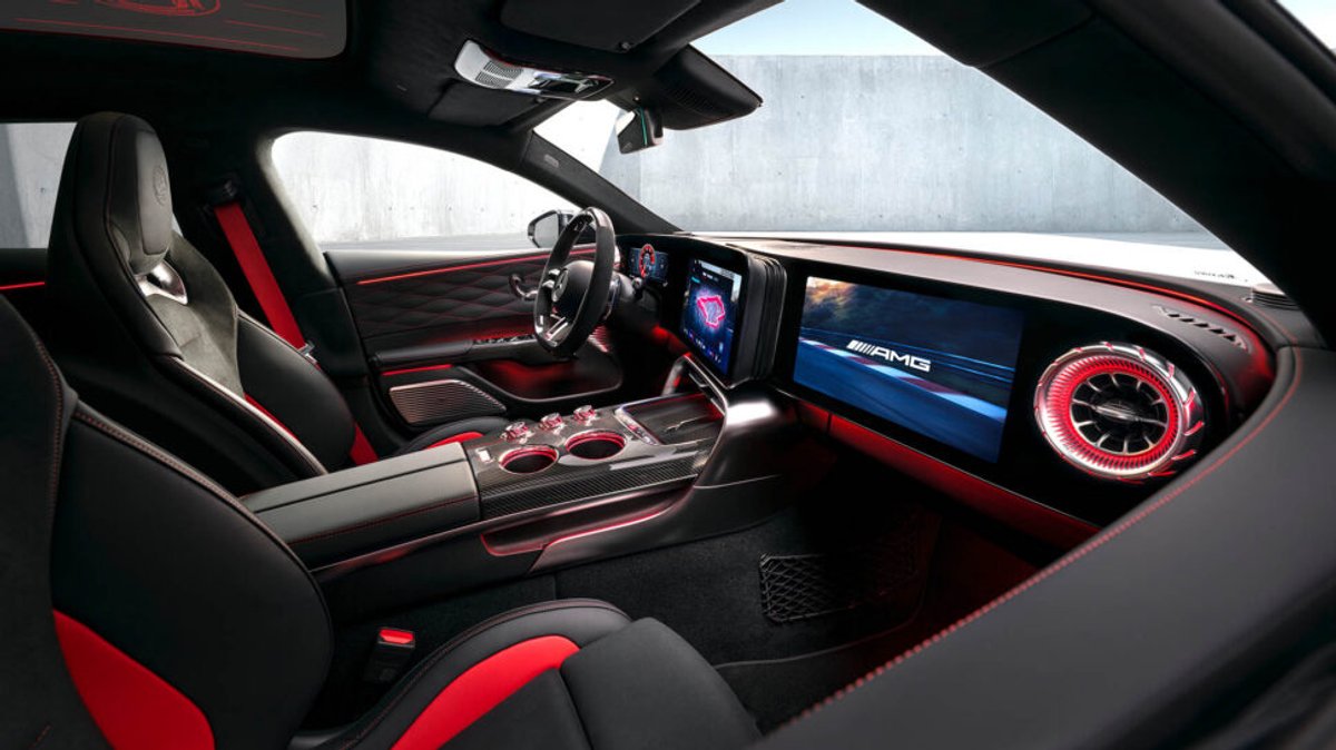 Photo mercedes amg gt - Mercedes-AMG GT électrique : intérieur et 1000 ch dévoilés