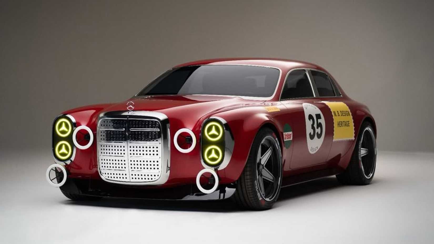 Mercedes red pig showcar 2