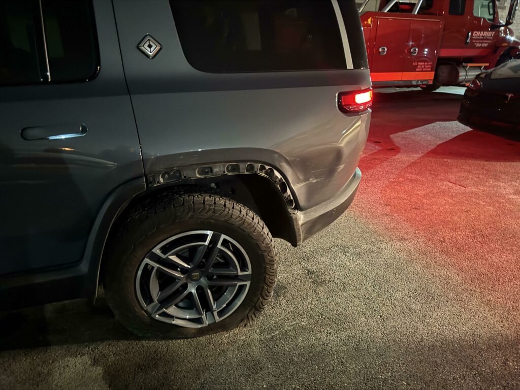 This Rivian R1S Parking Incident Triggered A $54,000 Repair Bill
