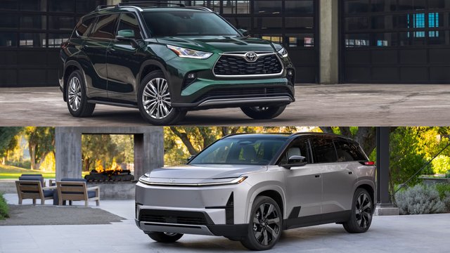toyota highlander hybrid vs highlander ev